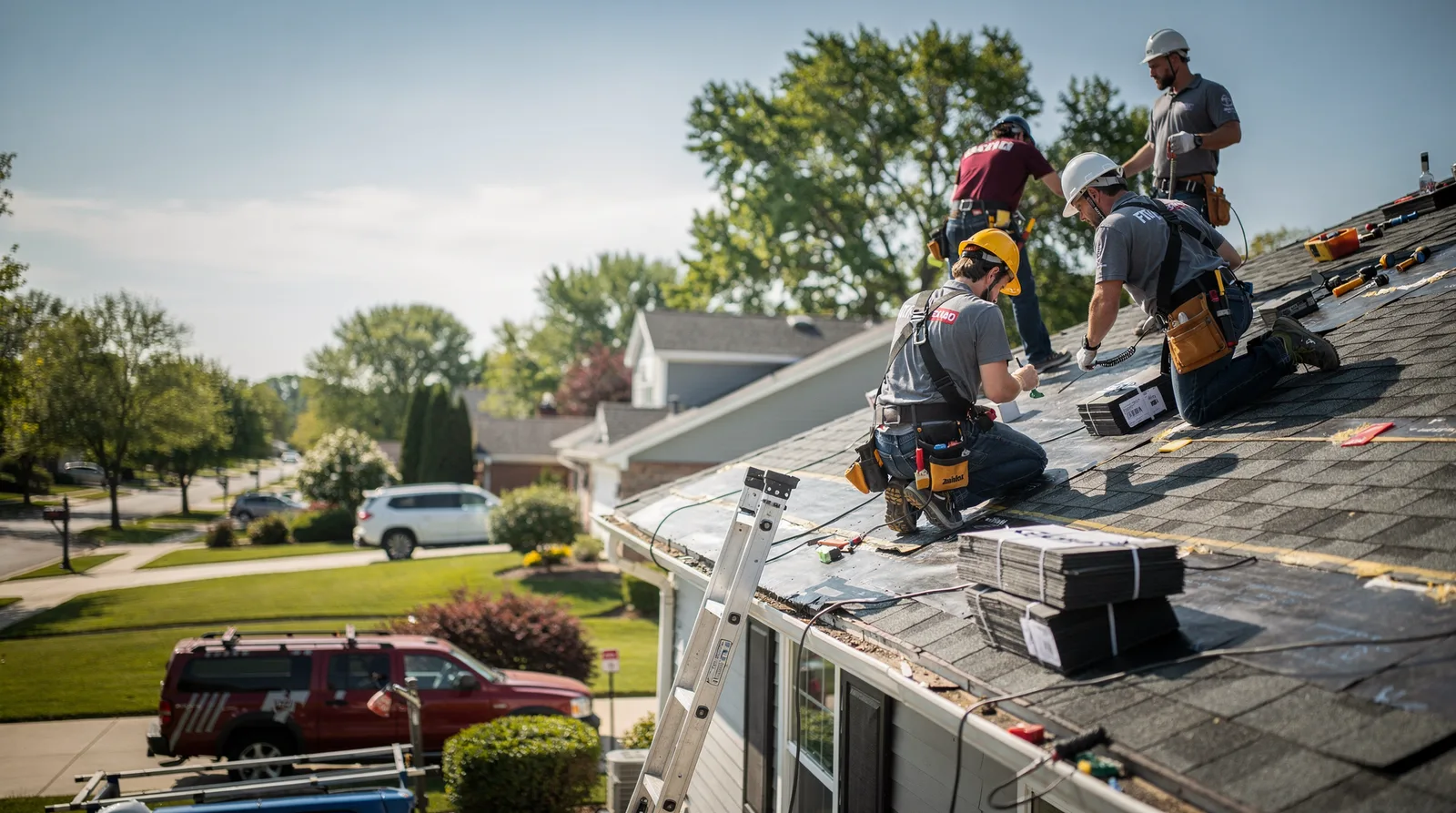 Roof Repair in Darien, IL around you